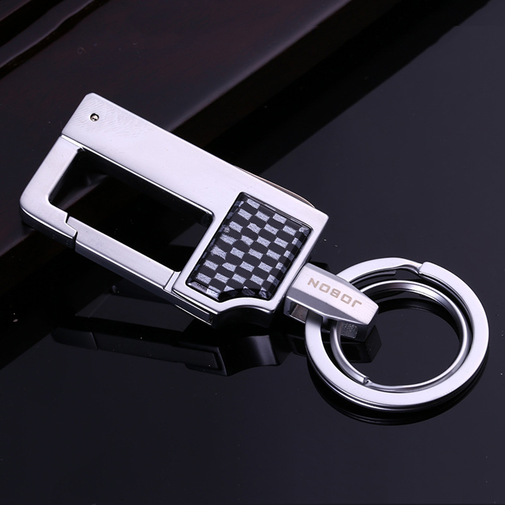 Móc khóa ô tô JOBON cao cấp kiêm kéo mini MK233 (Bạc)